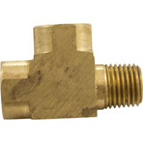 Tee, Anderson Metals, 1/4"mpt x 1/4"fpt x 1/4"fpt, Brass : 06127 - 04 - Anderson Metals Corporation -  - All Pool Parts