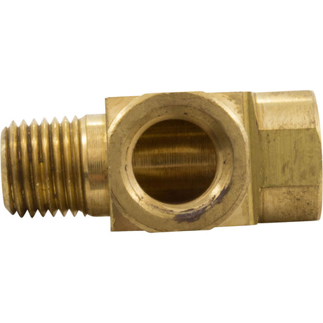 Tee, Anderson Metals, 1/4"mpt x 1/4"fpt x 1/4"fpt, Brass : 06127 - 04 - Anderson Metals Corporation -  - All Pool Parts