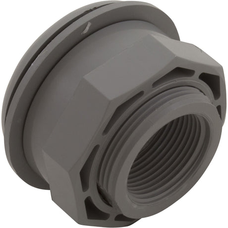 Wall Return Fitting, CMP, 1 - 1/2" x 1 - 1/2" Vinyl, Gray : 25522 - 001 - 000 - Custom Molded Products - 849640007228 - All Pool Parts
