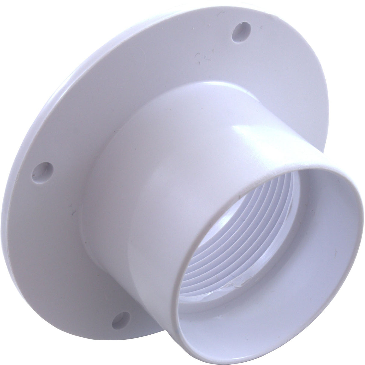 Wall Fitting, CMP, 1 - 1/2"fpt x 2" Insider, 3 - 1/2"fd, White : 25524 - 200 - 000 - Custom Molded Products - 849640007587 - All Pool Parts