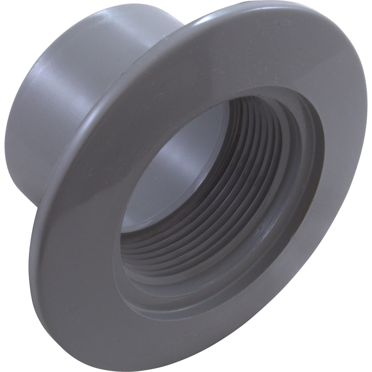Wall Fitting, CMP, 1 - 1/2"fpt x 2" Insider, 3 - 1/2"fd, Gray : 25524 - 201 - 000 - Custom Molded Products - 849640007594 - All Pool Parts