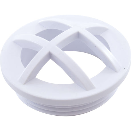 Grate, CMP Wall Fitting, 1 - 1/2" Male Pipe Thread, White : 25560 - 000 - 000 - Custom Molded Products - 849640012673 - All Pool Parts