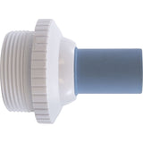 Eyeball Fitting, CMP, 1 - 1/2"mpt, 3 - 3/4"fd, w/blue nozzle : 25556 - 100 - 000 - Custom Molded Products - 849640012314 - All Pool Parts
