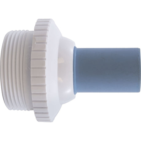 Eyeball Fitting, CMP, 1 - 1/2"mpt, 3 - 3/4"fd, w/blue nozzle : 25556 - 100 - 000 - Custom Molded Products - 849640012314 - All Pool Parts