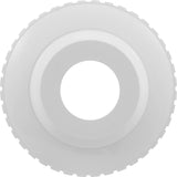 Eyeball Fitting, CMP, 1 - 1/2"mpt, 2 - 3/8"fd, 3/4"Orifice, Wht : 25552 - 300 - 000 - Custom Molded Products - 849640011300 - All Pool Parts