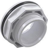 Wall Fitting, CMP, 2 - 3/8"hs, 1 - 1/2"fpt, 3 - 1/2"fd, w/Nut, Wht : 25550 - 000 - 000 - Custom Molded Products - 849640010495 - All Pool Parts