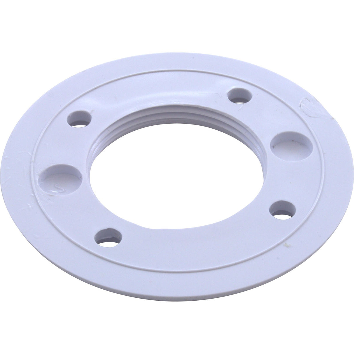 Faceplate, Generic, 1 - 1/2" Female Pipe Thread, White : 25546 - 000 - 000 - Custom Molded Products - 849640010006 - All Pool Parts