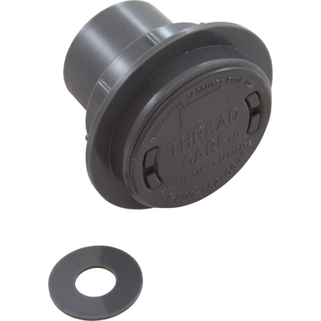 Return Fitting/Inlet, Zodiac ThreadCare, 1.5" and 1", Dk Gry : 3 - 3 - 113 - Zodiac - 738919023185 - All Pool Parts