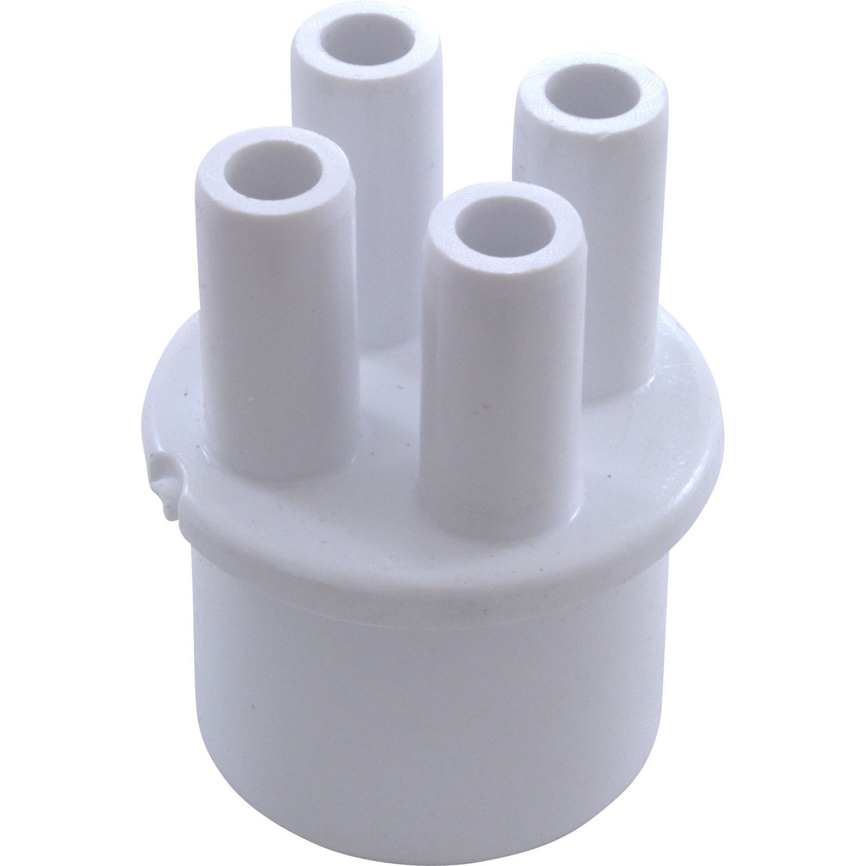 Manifold, 3/8" Smooth Barb, 4 Port, Transition, 1" Spigot : 672 - 4030 - Waterway Plastics - 806105119582 - All Pool Parts