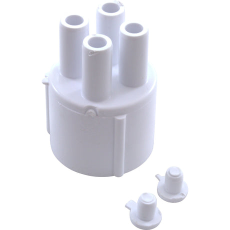 Manifold, 3/8" Smooth Barb, 4 Port, Transition, 1" Slip : 672 - 4040 - Waterway Plastics - 806105119599 - All Pool Parts