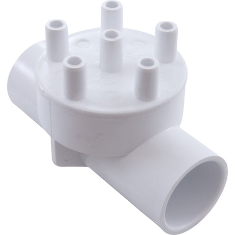Manifold, 3/8"sb, 6 Port, Pancake, 1"s x 1"s : 672 - 5060 - Waterway Plastics - 806105120762 - All Pool Parts