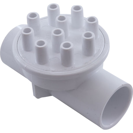 Manifold, 3/8"sb, 10 Port, Pancake, 1"s x 1"s : 672 - 5080 - Waterway Plastics - 806105120786 - All Pool Parts