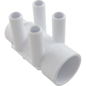 Manifold, 3/4"sb, 4 Port, Flow Thru, 1 - 1/2"s x 1 - 1/2"spg, SP : 672 - 4150 - Waterway Plastics - 806105119704 - All Pool Parts