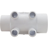 Manifold, 3/4"sb, 4 Port, Flow Thru, 1 - 1/2"s x 1 - 1/2"spg, SP : 672 - 4150 - Waterway Plastics - 806105119704 - All Pool Parts