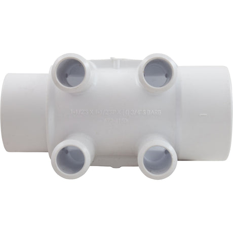Manifold, 3/4"sb, 4 Port, Flow Thru, 1 - 1/2"s x 1 - 1/2"spg, SP : 672 - 4150 - Waterway Plastics - 806105119704 - All Pool Parts