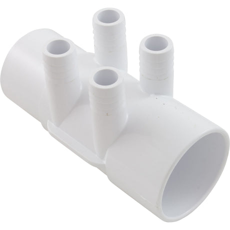 Manifold, 3/4"b, 4 Port, Flow Thru, 2"s x 2"spg, SP : 672 - 7140 - Waterway Plastics - 806105121257 - All Pool Parts