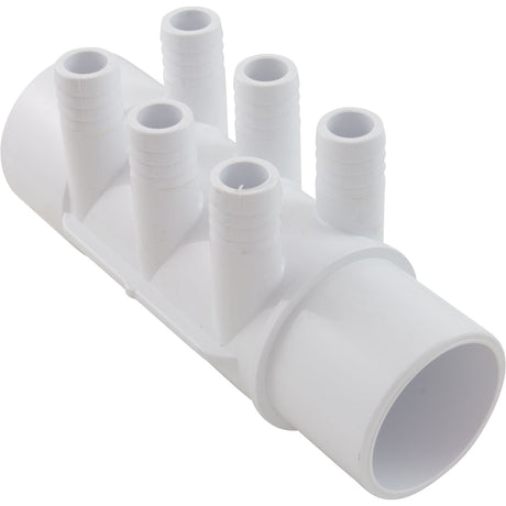Manifold, 3/4"b, 6 Port, Flow Thru, 2"s x 2"spg, SP : 672 - 7150 - Waterway Plastics - 806105121264 - All Pool Parts