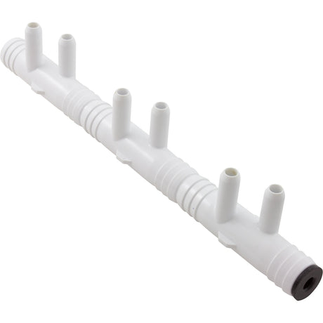 Manifold, 3/8"sb, 6 Port, Flow Thru, 3/4"b x 3/4"b : 672 - 7190 - Waterway Plastics - 806105121301 - All Pool Parts