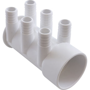 Manifold, 3/4" Barb, 6 Port, 2" Slip x Dead End : 0367 - 20 - Magic Plastics -  - All Pool Parts