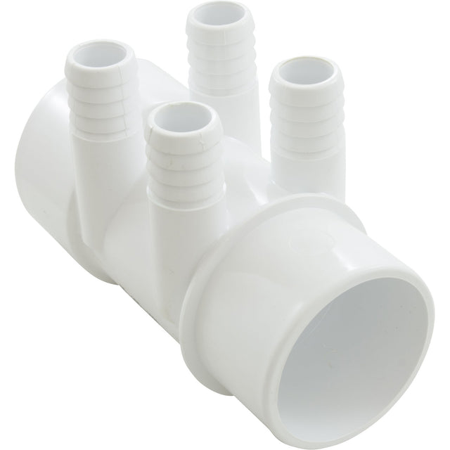 Manifold, 3/4" Barb, 4 Port, 2" Slip x 2" Spigot : 0364 - 20 - Magic Plastics -  - All Pool Parts