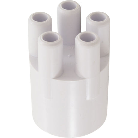 Barb Manifold, 1"Spigot x 3/8"Smooth Barb, 5 Port : 21080 - 000 - 000 - Custom Molded Products -  - All Pool Parts