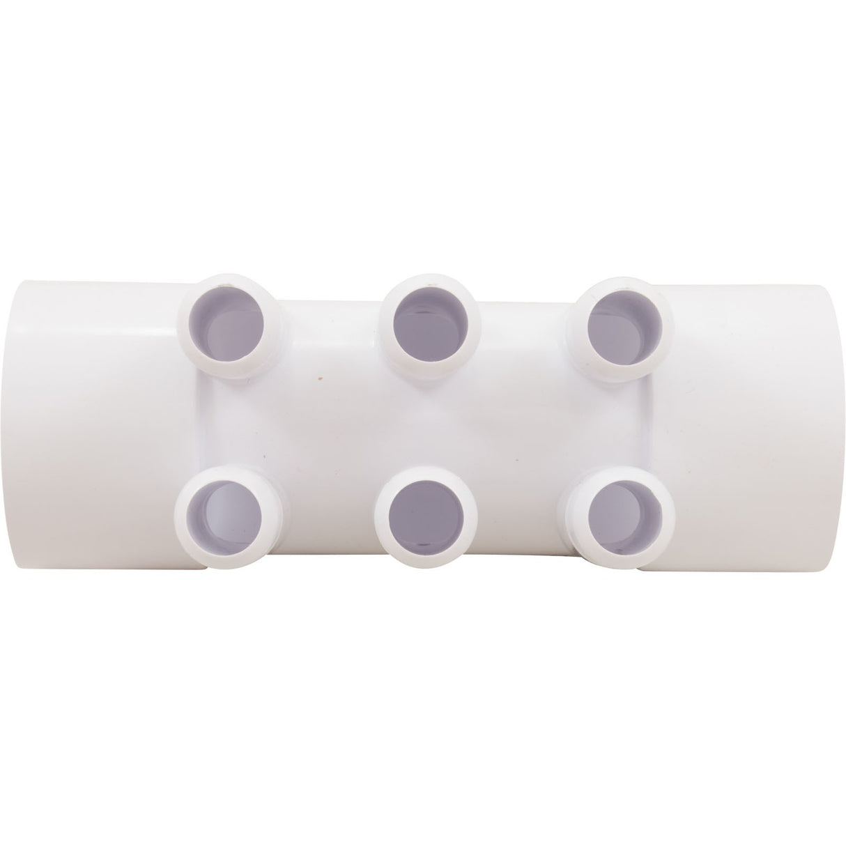 Manifold, CMP, 2"s x 2"s x (6) 3/4"b, Flow Thru : 21024 - 000 - 100 - Custom Molded Products -  - All Pool Parts
