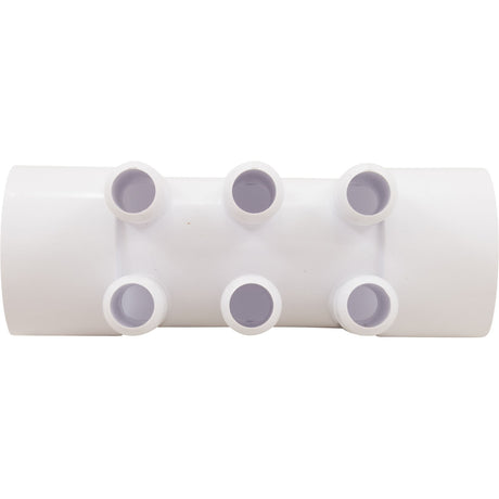Manifold, CMP, 2"s x 2"s x (6) 3/4"b, Flow Thru : 21024 - 000 - 100 - Custom Molded Products -  - All Pool Parts