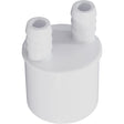 Barb Manifold, CMP, 1"Spigot x 3/8"Barb, 2 Port : 21033 - 000 - 000 - Custom Molded Products -  - All Pool Parts