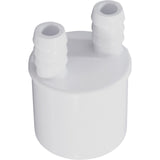 Barb Manifold, CMP, 1"Spigot x 3/8"Barb, 2 Port : 21033 - 000 - 000 - Custom Molded Products -  - All Pool Parts