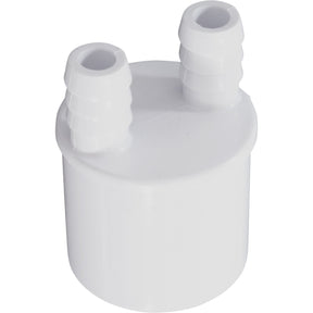 Barb Manifold, CMP, 1"Spigot x 3/8"Barb, 2 Port : 21033 - 000 - 000 - Custom Molded Products -  - All Pool Parts