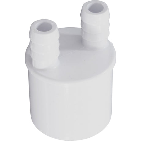 Barb Manifold, CMP, 1"Spigot x 3/8"Barb, 2 Port : 21033 - 000 - 000 - Custom Molded Products -  - All Pool Parts