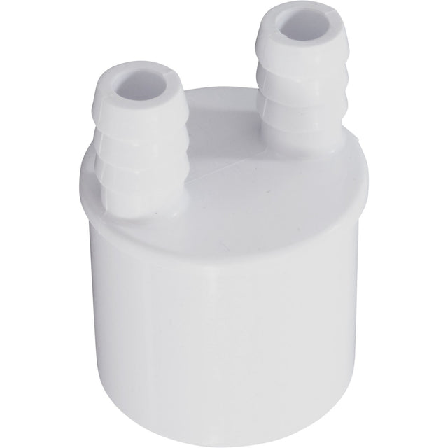 Barb Manifold, CMP, 1"Spigot x 3/8"Barb, 2 Port : 21033 - 000 - 000 - Custom Molded Products -  - All Pool Parts