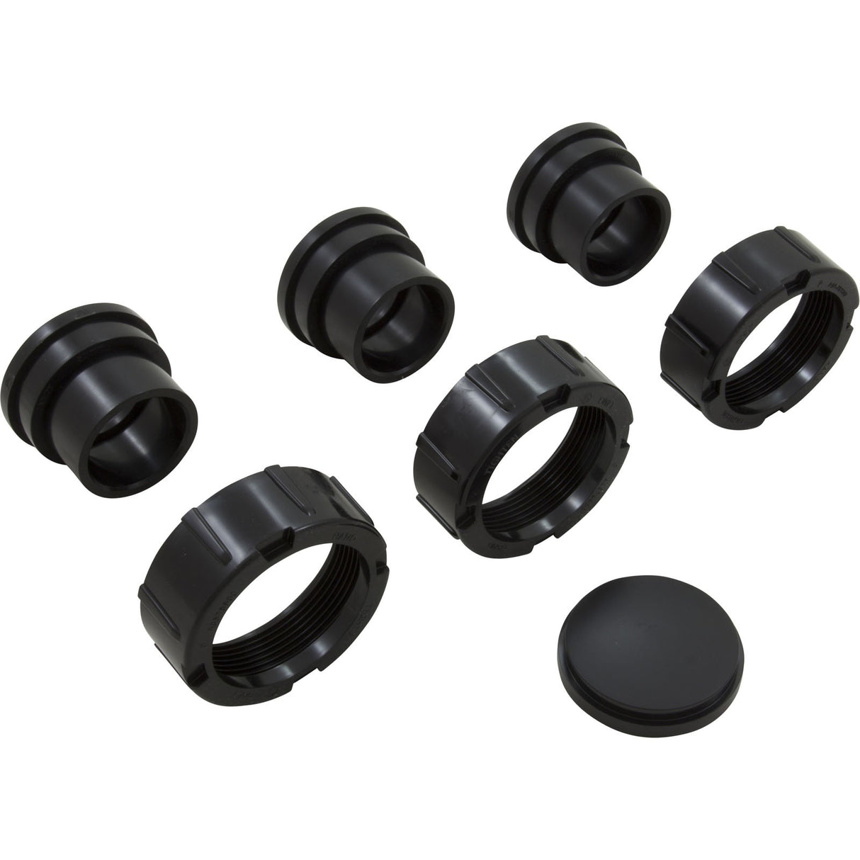 Adapter Unions, Zodiac Jandy CS, 1 - 1/2"s w/Cap, qty 3 : R0462600 - Jandy/Laars/Zodiac - 052337023818 - All Pool Parts