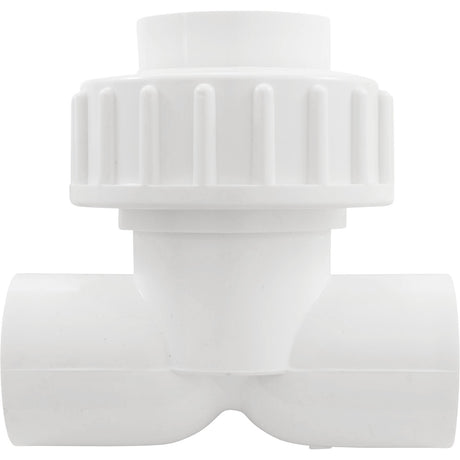 Union, Tee, Syllent, 1" Slip, with 40mm Adapter, Low Prof : 92641 - Mundial -  - All Pool Parts