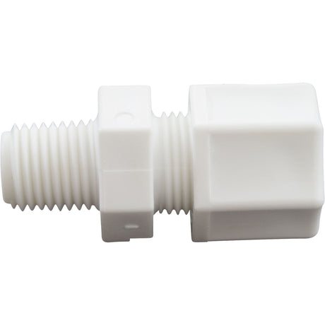 Compression Fitting, Generic, 1/4"mpt x 3/8" Tube, Plastic : - Generic -  - All Pool Parts