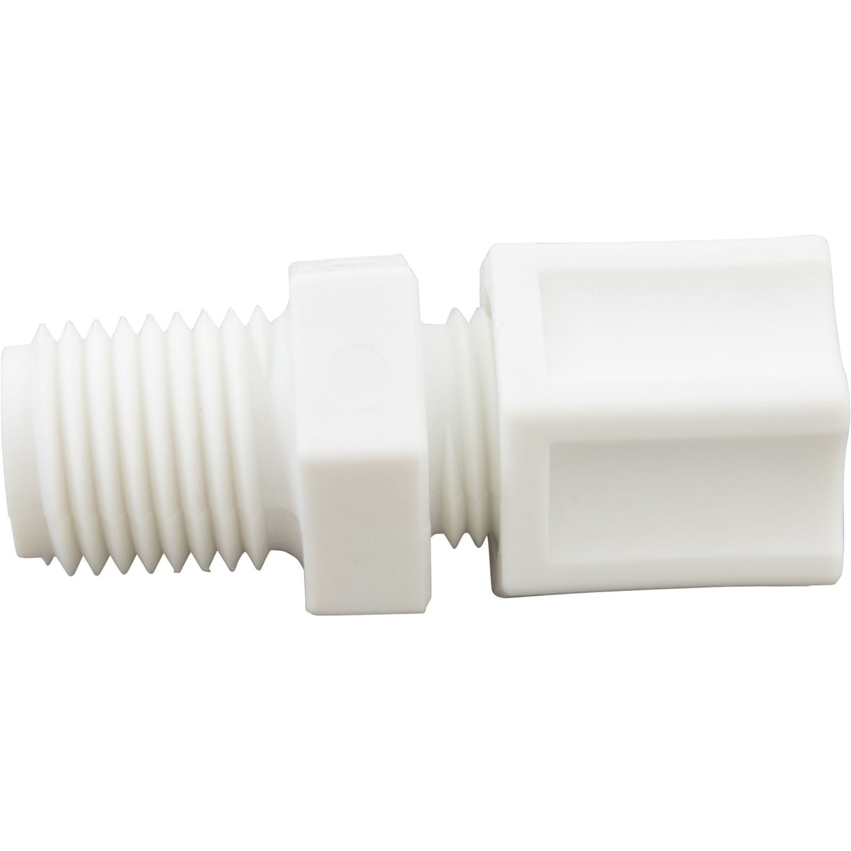 Compression Fitting, Generic, 1/4"mpt x 5/16" Tube, Plastic : - Generic -  - All Pool Parts