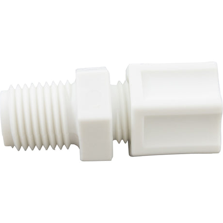 Compression Fitting, Generic, 1/4"mpt x 5/16" Tube, Plastic : - Generic -  - All Pool Parts