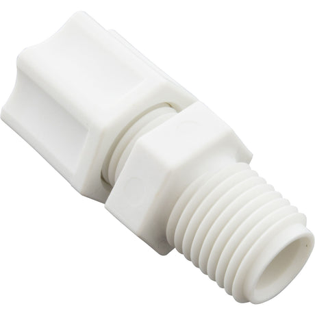 Compression Fitting, Generic, 1/4"mpt x 5/16" Tube, Plastic : - Generic -  - All Pool Parts