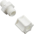 Compression Fitting, Generic, 1/8"mpt x 1/4" Tube, Plastic : - Generic -  - All Pool Parts