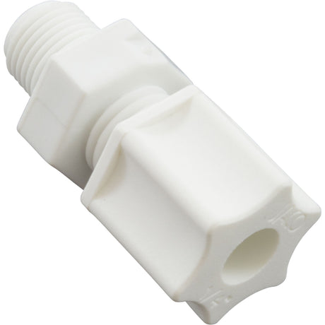 Compression Fitting, Generic, 1/8"mpt x 1/4" Tube, Plastic : - Generic -  - All Pool Parts