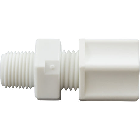 Compression Fitting, Generic, 1/8"mpt x 1/4" Tube, Plastic : - Generic -  - All Pool Parts