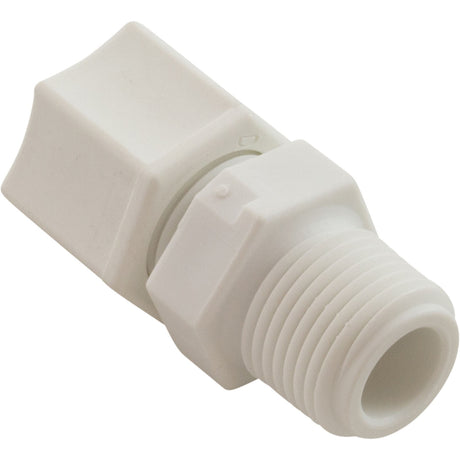 Compression Fitting, Generic, 3/8"mpt x 3/8" Tube, Plastic : - Generic -  - All Pool Parts