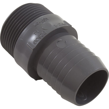 Barb Adapter, Lasco, 1 - 1/4"mpt x 1 - 1/4"b, Hose, PVC : 1436012 - Lasco -  - All Pool Parts