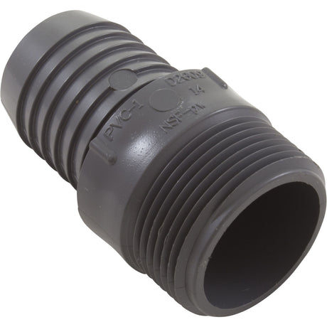Barb Adapter, Lasco, 1 - 1/4"mpt x 1 - 1/4"b, Hose, PVC : 1436012 - Lasco -  - All Pool Parts