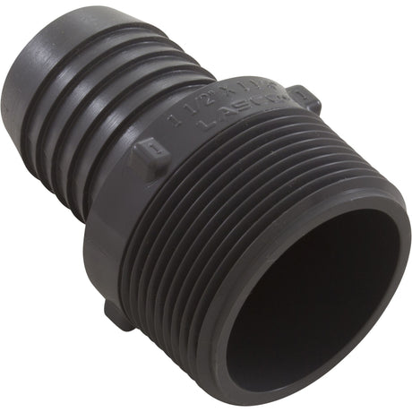 Barb Adapter, Lasco, 1 - 1/2"mpt x 1 - 1/4"b, PVC : 1436212 - Lasco -  - All Pool Parts