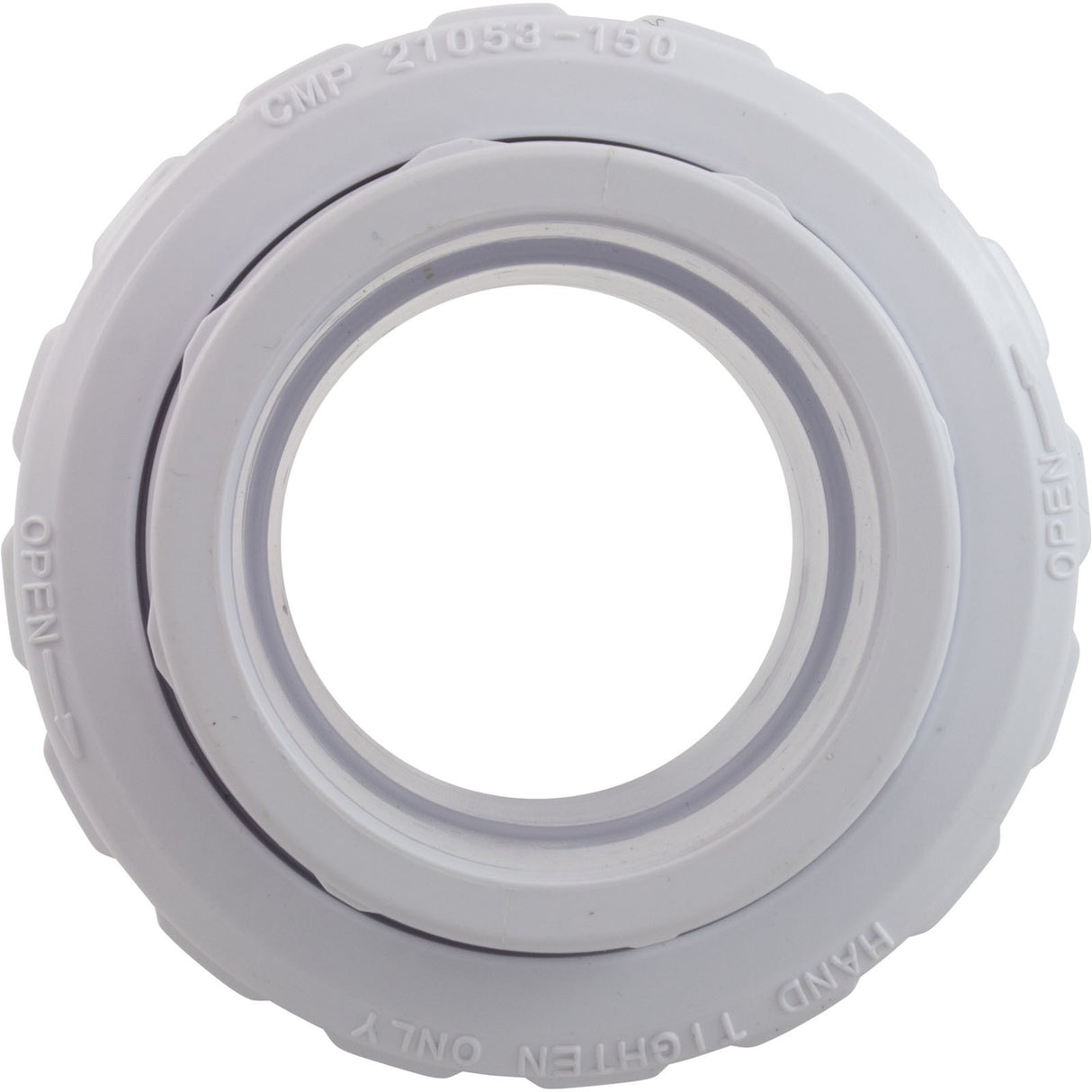 Union, 1 - 1/2" Slip x 2" Spigot, Flush : 21053 - 150 - 000 - Custom Molded Products - 849640026199 - All Pool Parts