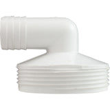 Tailpiece, Heater, 2" Male Buttress Thread x 1" 90 Deg Barb : 42 - 2387 - K - HydroQuip -  - All Pool Parts
