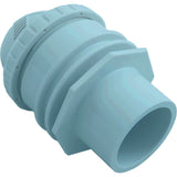 Inlet Fitting, Infusion Venturi, 1 - 1/2" Spigot, Lt Blue : VRFSWALB - Infusion Pool Products -  - All Pool Parts