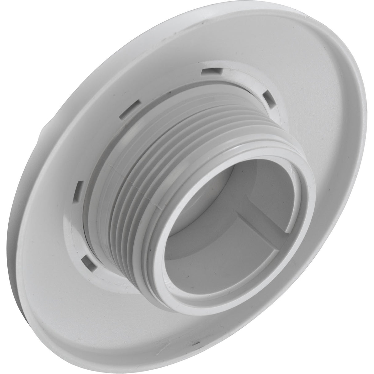Inlet Fitting, Infusion Venturi, 1 - 1/2"mpt, w/Flange, White : VRFTHFWH - Infusion Pool Products - 858923003154 - All Pool Parts