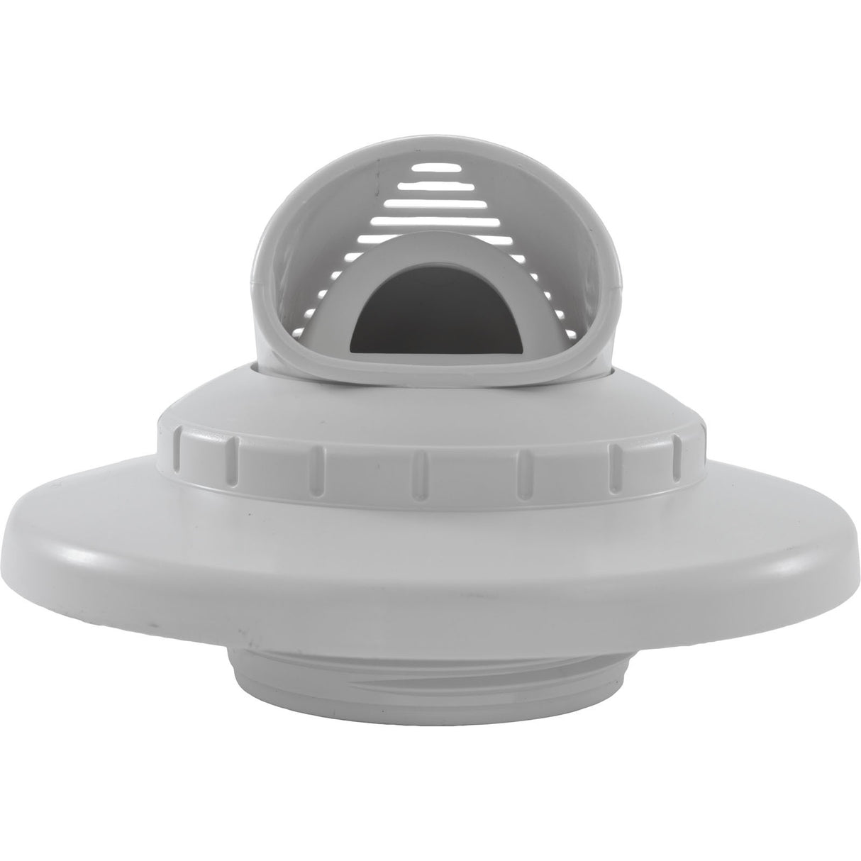 Inlet Fitting, Infusion Venturi, 1 - 1/2"mpt, w/Flange, White : VRFTHFWH - Infusion Pool Products - 858923003154 - All Pool Parts